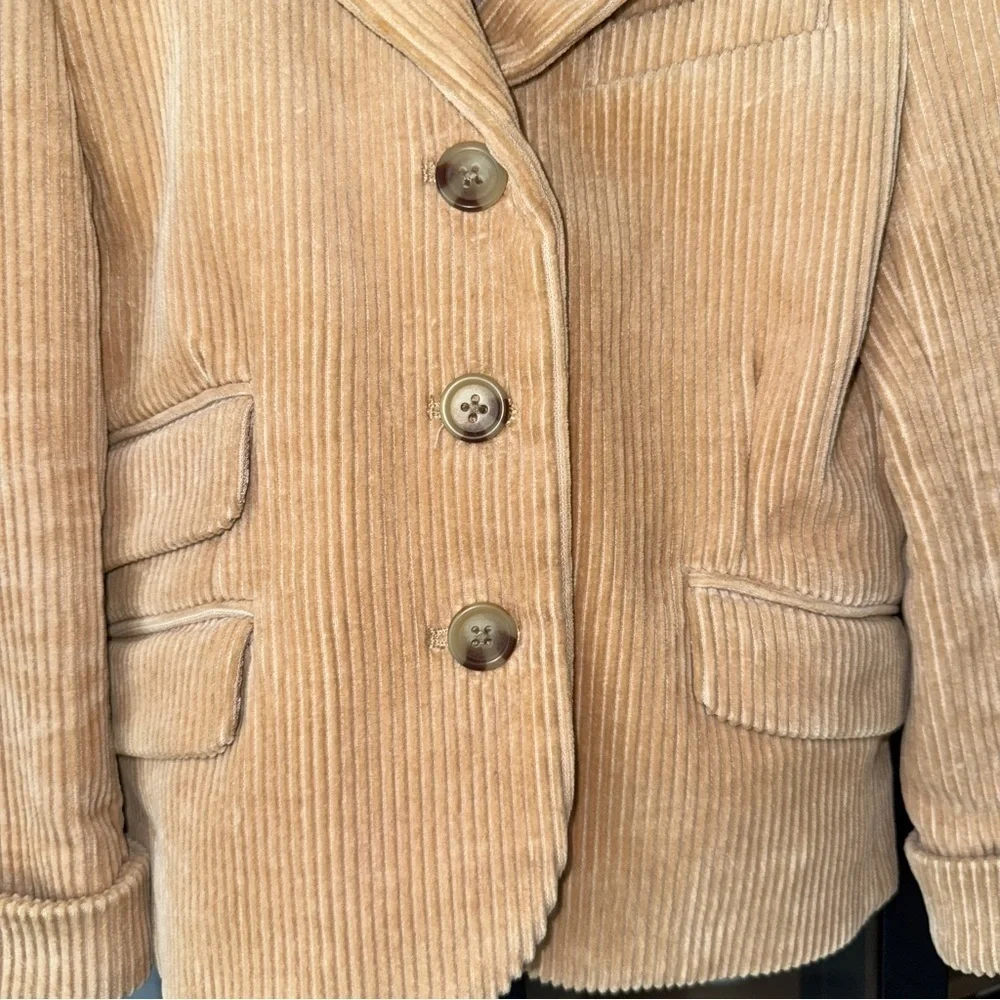 Ralph Lauren toddler corduroy blazer jacket formal boy khaki beige button down